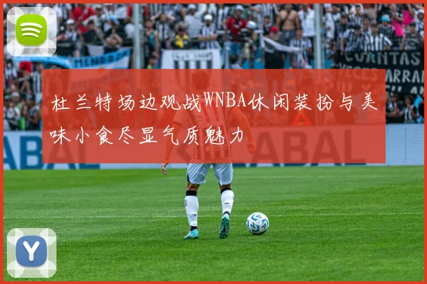 杜兰特场边观战WNBA休闲装扮与美味小食尽显气质魅力